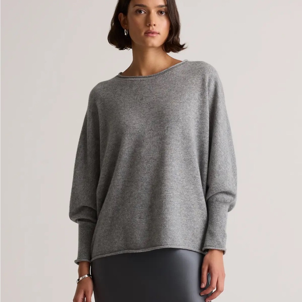 Quince 100% cashmere batwing sweater